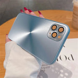 Luxury Laser Aurora CD Pattern Matte Case For iPhone
