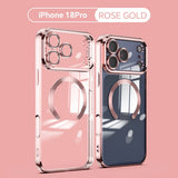 Luxury Transparent Magnetic Case For iPhone