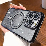 Luxury Diamond Glitter Magnetic Case For iPhone
