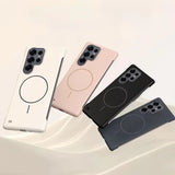 Magsafe Magnetic Ultra Thin Hard Matte Frameless Case for Samsung