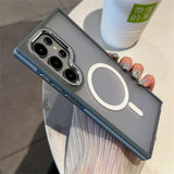 Luxury Matte Magnetic Shockproof Case For Samsung