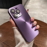 Luxury Laser Aurora CD Pattern Matte Case For iPhone