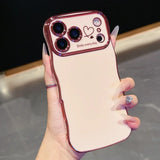 Love Electroplating Shockproof Case For iPhone