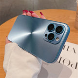 Luxury Laser Aurora CD Pattern Matte Case For iPhone