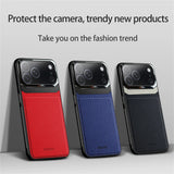 business-style Leather Shockproof case for iPhone