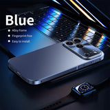 Magnetic Aluminum Frame Metal Case For iPhone