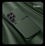 Business Leather Magnetic Stand Case For Samsung