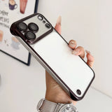Ultra Thin Plating Clear Hard Frameless Case For iPhone