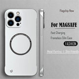 Metallic Frameless Magnetic Case For iPhone