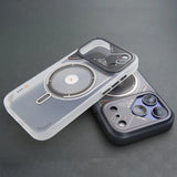 Luxury Mechanical Style Magnetic Case For iPhone