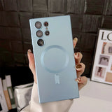 Luxury Matte Magnetic Magsafe Wireless Case for Samsung