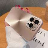 Luxury Laser Aurora CD Pattern Matte Case For iPhone