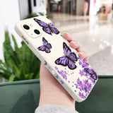 Purple Butterflies Cute Case For iPhone
