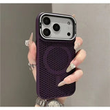 Luxury Cooling Camera Holder Case for iPhone