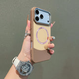 Armor Matte Magnetic Leather For Case For iPhone