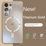 Ultra-thin Matte Magnetic Glass Case For Samsung