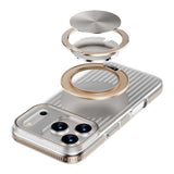 MagSafe Magnetic Stand Ripple Shape Case for iPhone