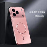 Slim Silky Matte Hard Magnetic Case For iPhone