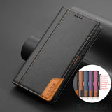 Magnetic Flip Leather Wallet Case For Samsung