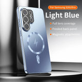 Luxury Plating Magnetic Camera Lens Case for Samsung