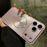 Glitter Glossy Magnetic  Full Lens Case for iPhone