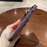 Luxury Laser Aurora CD Pattern Matte Case For iPhone