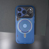 Luxury Mechanical Style Magnetic Case For iPhone