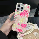 Coastal Sea Turtle With Strap Case For iPhone