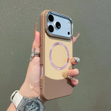 Armor Matte Magnetic Leather For Case For iPhone