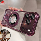 Luxury Glitter Bracket Ring Holder Case for iPhone