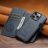 Card Holder Wallet Magnetic Flip Case For iPhone