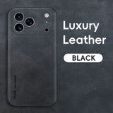Luxury Sheepskin Vintage Shockproof Case for iPhone