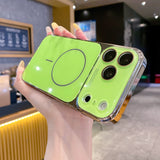 Luxury Plating Tempered Glass Case For iPhone