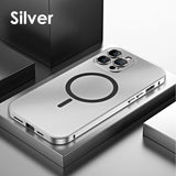 Magsafe Magnetic Frosting Metal Case For iPhone