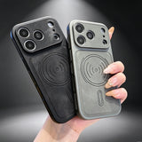 Retro Original Colors Leather Matte Case for iPhone
