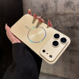 Glitter Glossy Magnetic  Full Lens Case for iPhone