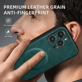Magnetic Leather Protective Case for iPhone