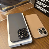 Minimalism Camera Protect Case for iPhone