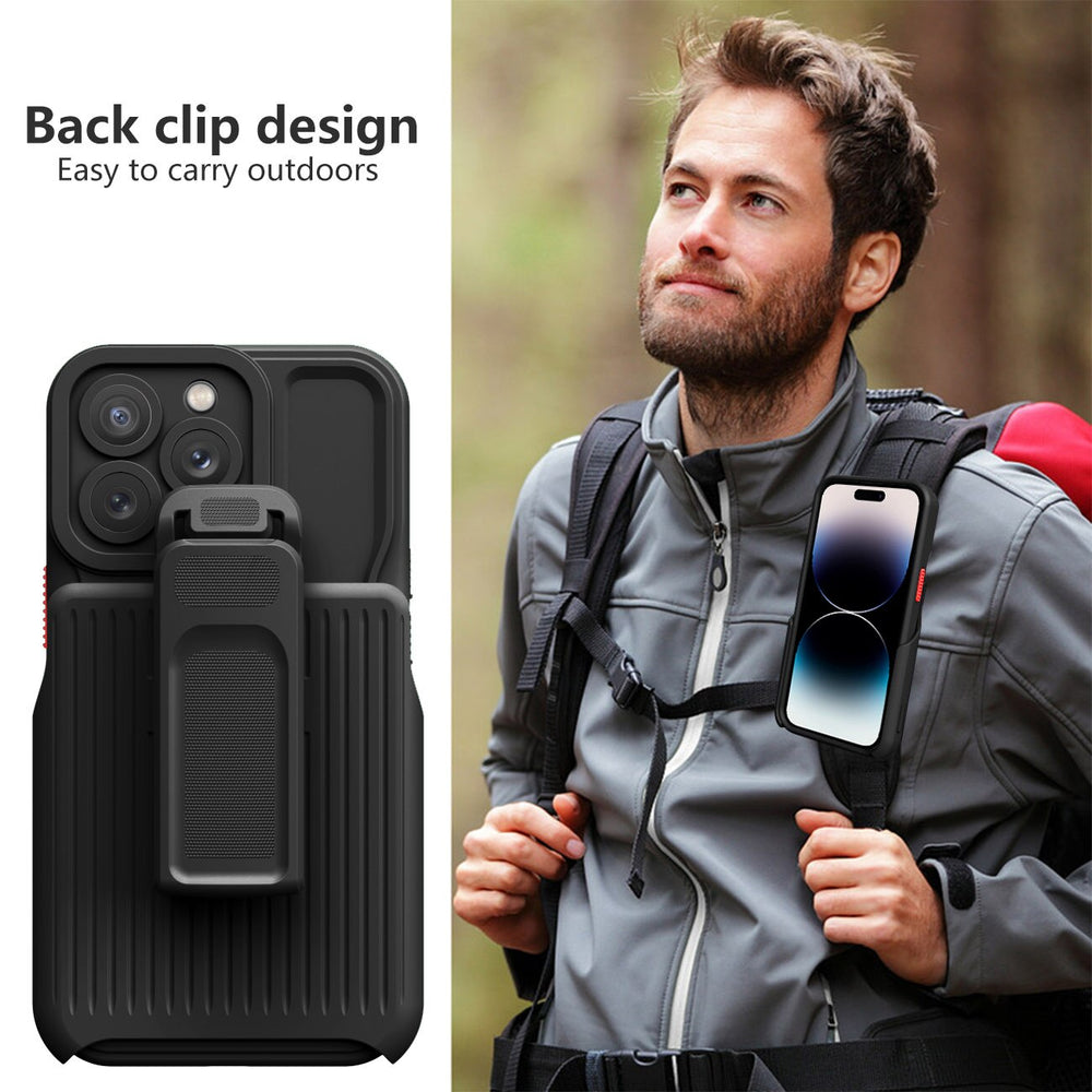 Bracket Shockproof Hard Case for iPhone