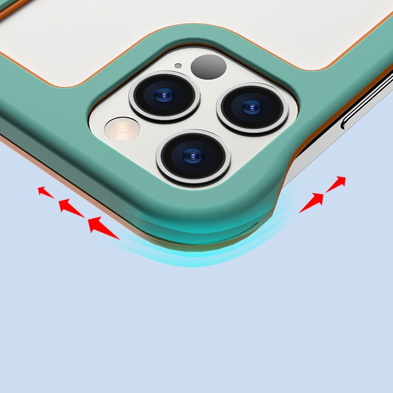Shockroof Edge Bumper TPU Frame Case For iPhone