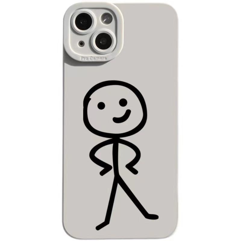 Cartoon Matte Soft TPU Silicone Case for IPhone