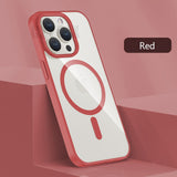 Transparent Magnetic Clear Case For iPhone