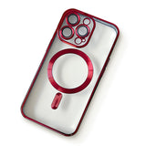 Transparent Plating Soft Case For iPhone