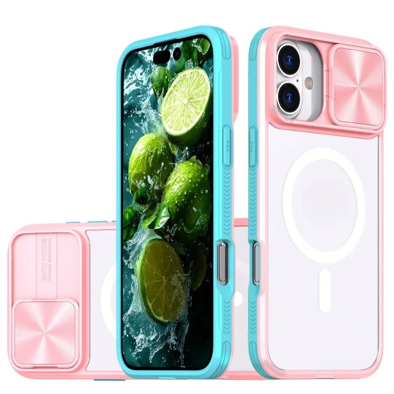 Magsafe Slide Camera Lens Protector Armor Case For iPhone
