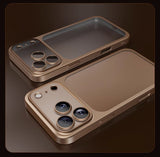 all-inclusive frosted electroplating anti-drop case for iPhone