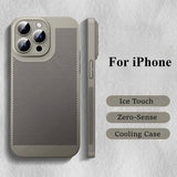 Heat Dissipation Oil-spray Lens Protector Case for iPhone