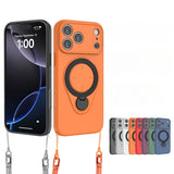 Magnetic skin sensing bracket anti drop case for iPhone