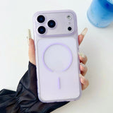 Ultra thin frosted ice mist magnetic case For iPhone