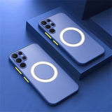 Magsafe Magnetic Skin-Feel Matte Case for Samsung