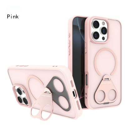 Rotating stand frosted case for iPhone
